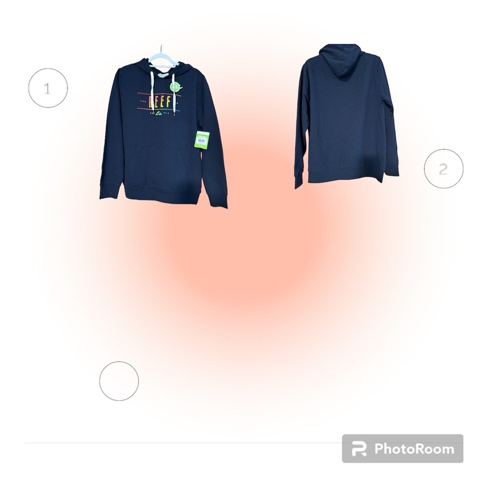 NWT men’s reef hoodie navy blue